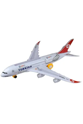 Turkish Airlines A380 Electronic Toy Plane – Large Scale Passenger Aircraft with Lights and Realistic Aviation Features